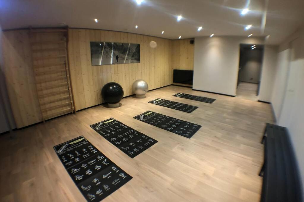 Chic Appart 6 Pers Dans Residence Luxueuse "La Cordee" Wellness Gym Piscine Ouvert Et Teletravail Chamonix Exterior photo